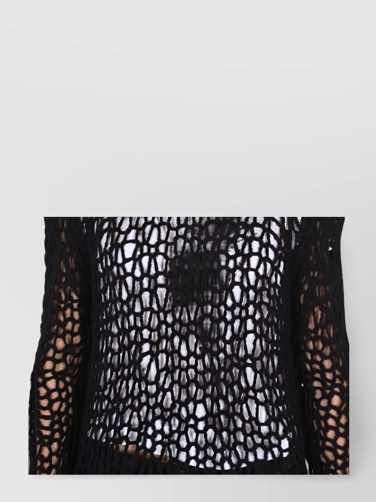 Ann Demeulemeester High Neck Long Sleeve Knitwear