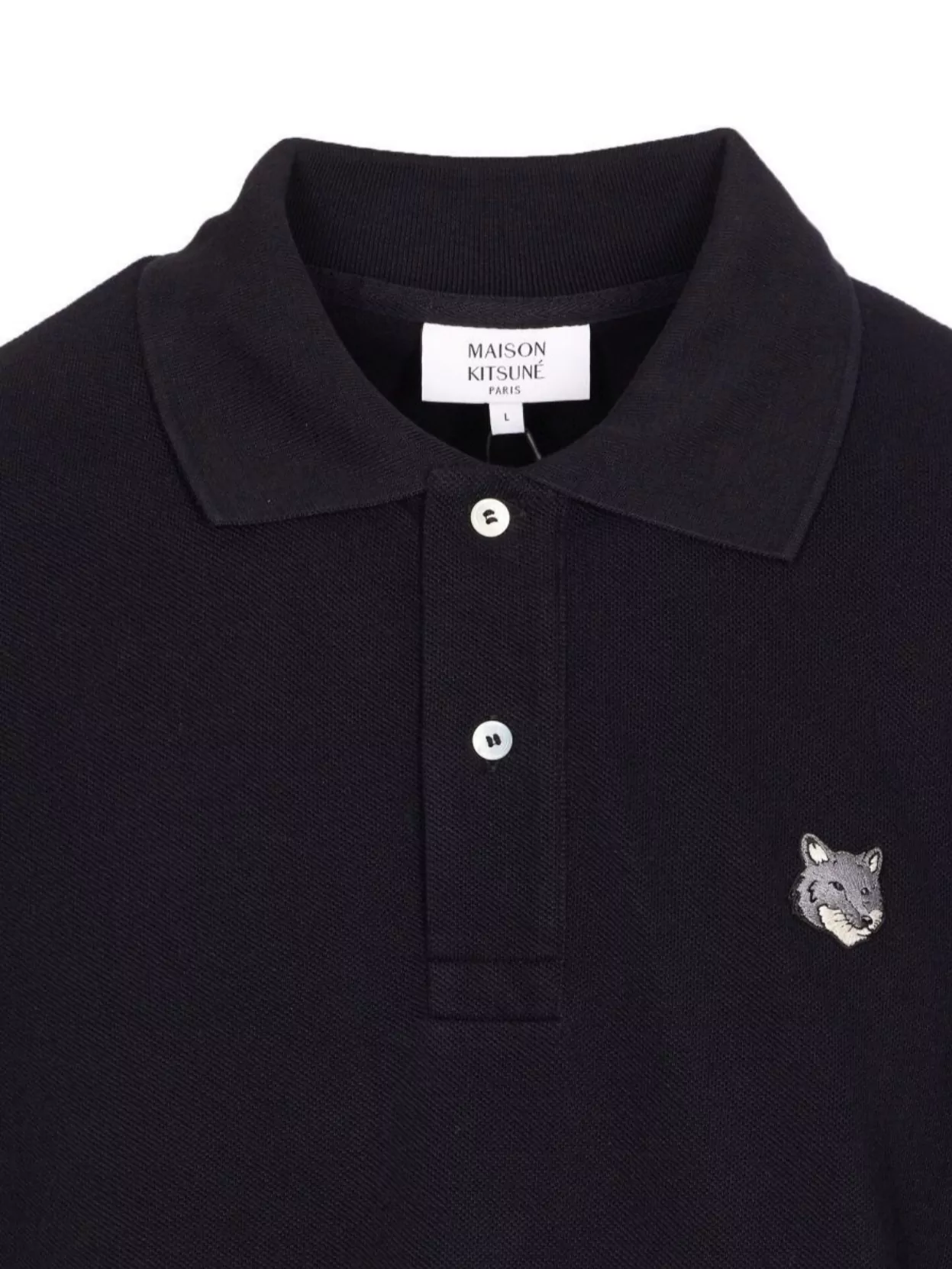 Maison Kitsuné Polo Shirt With Short Sleeves And Collar
