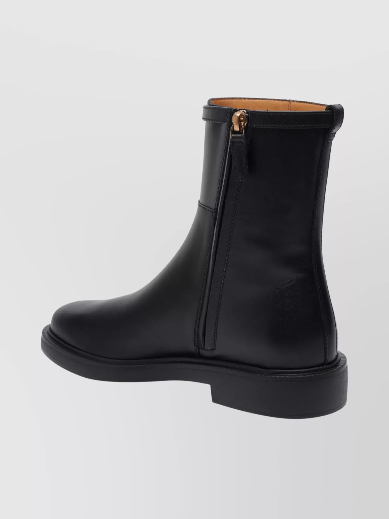 Tod's Stylish Round Toe Ankle Booties