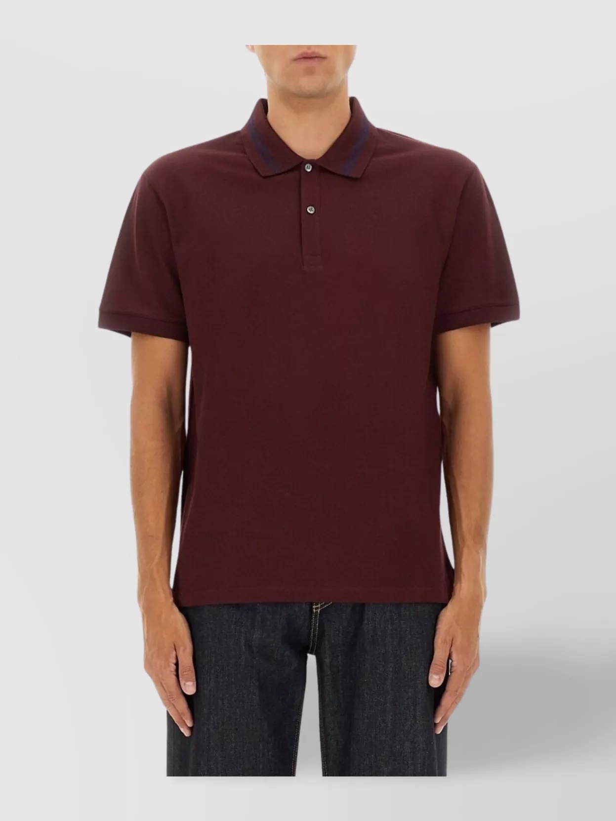 Alexander Mcqueen Polo Shirt With Short Sleeves And Straight Hem