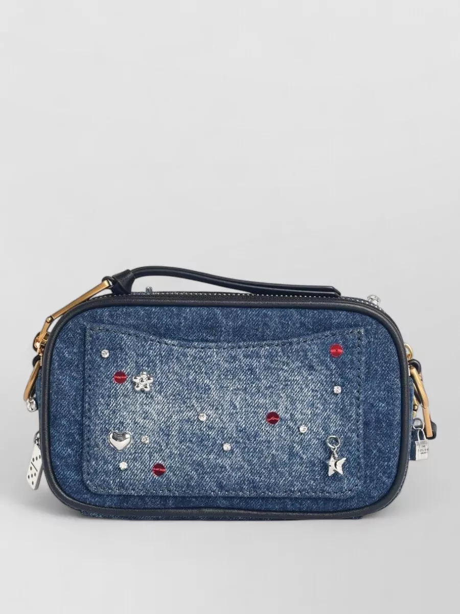 Marc Jacobs Denim Charm Shoulder Bag