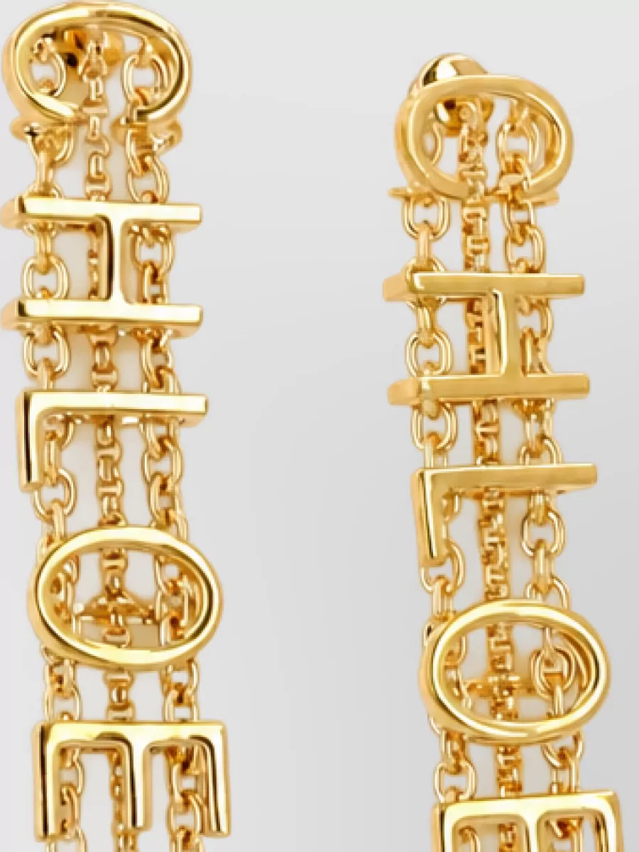 Chloé logo drop earrings