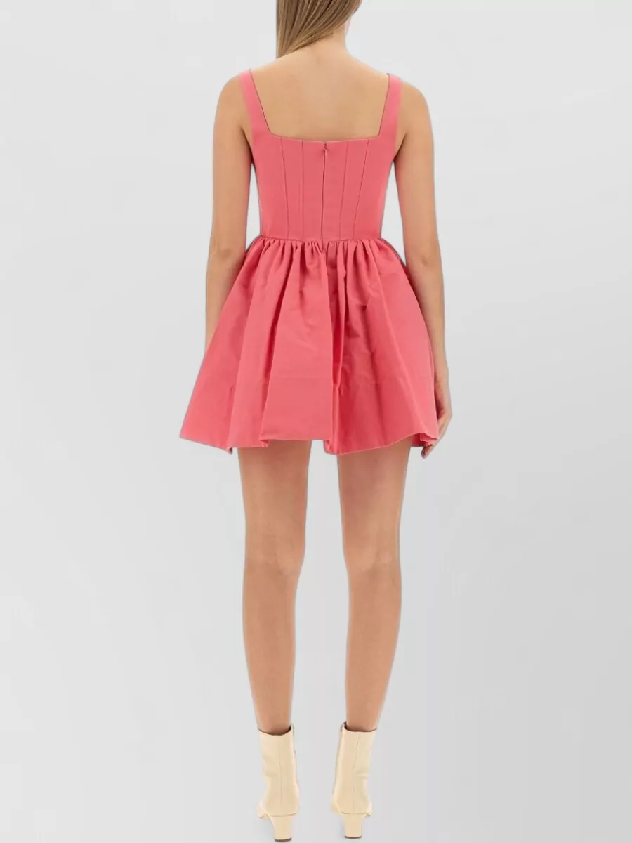 Staud Cotton Blend Mini Dress