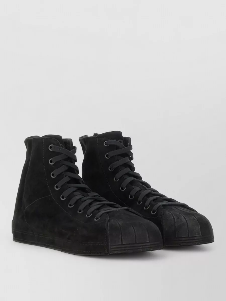 Y-3 Leather High-Top Sneakers