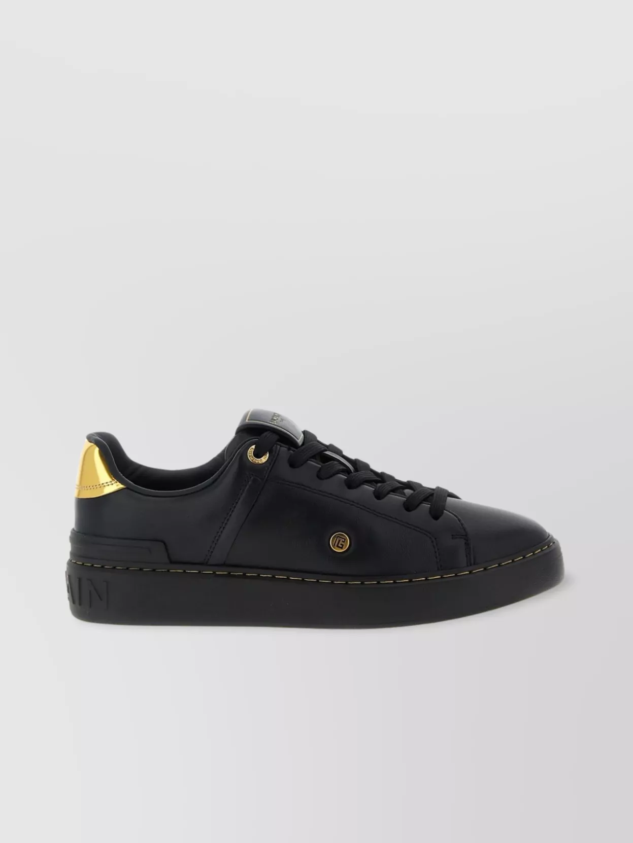 Balmain Sneakers 'Court' Gold-Tone Detail