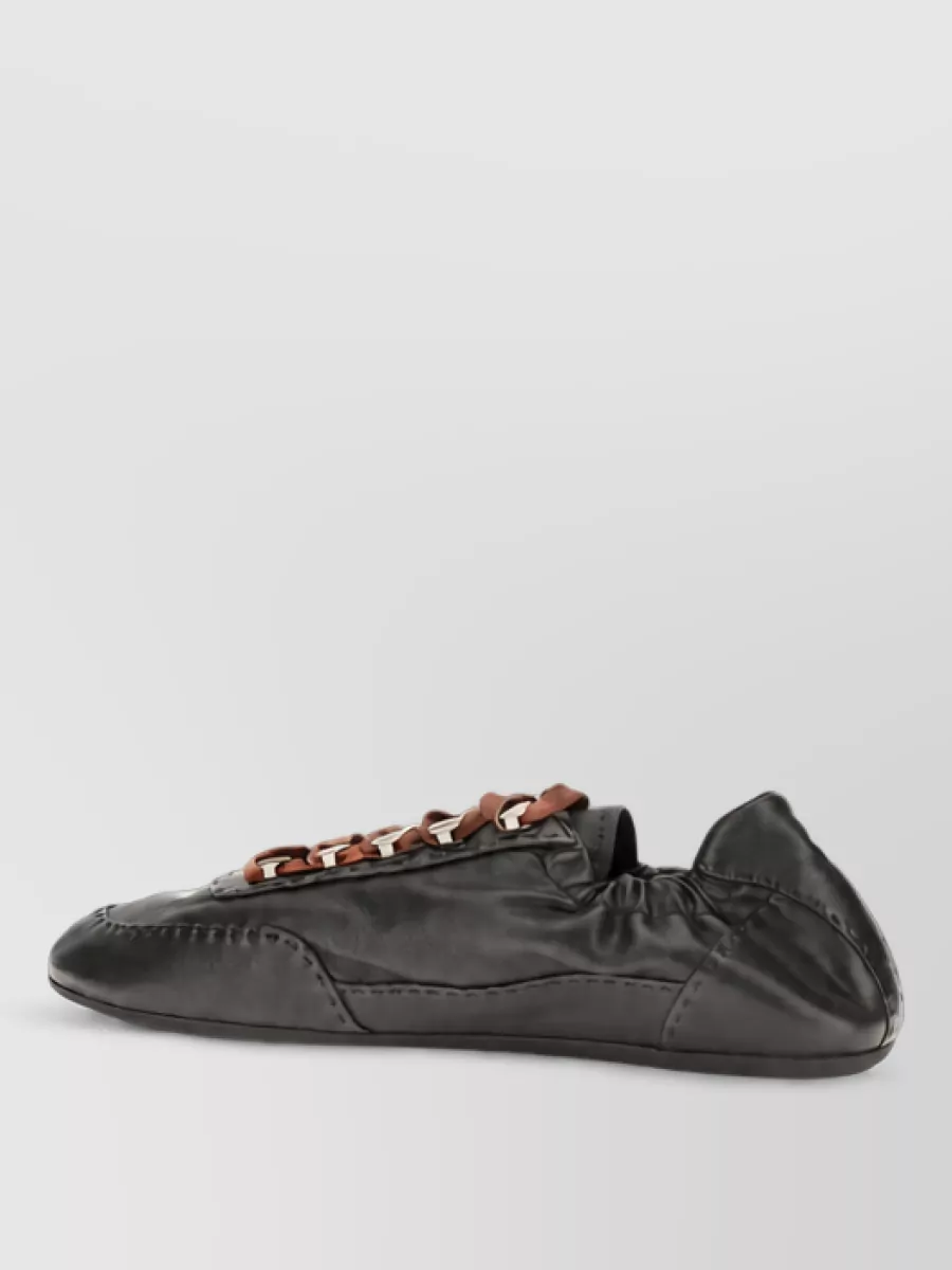 Prada Leather Sneakers