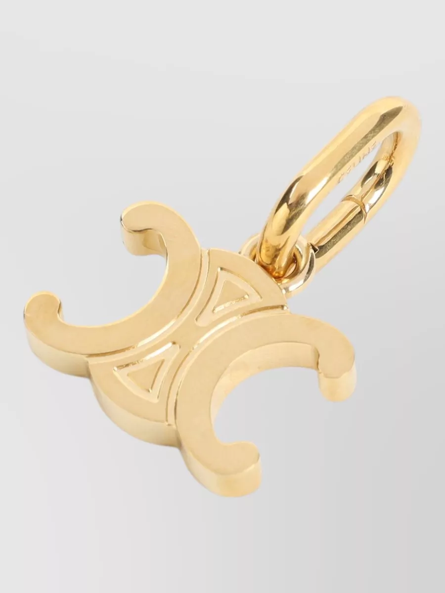 Celine Triumph Charm Necklace Gold-Tone Finish