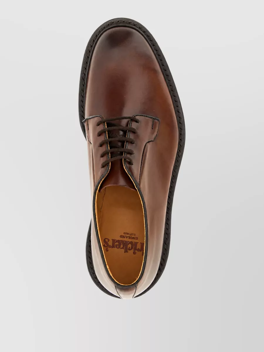 Tricker's Leather derby shoes