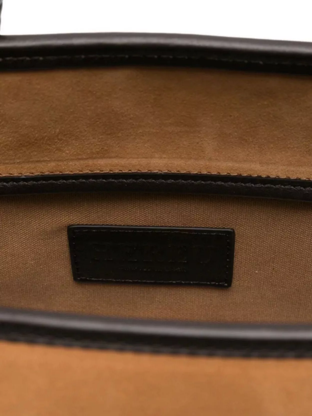 Hereu Braided Strap Suede Shoulder Bag