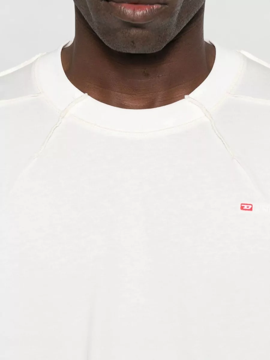 Diesel Relaxed-Fit Long-Sleeve Cotton T-Shirt