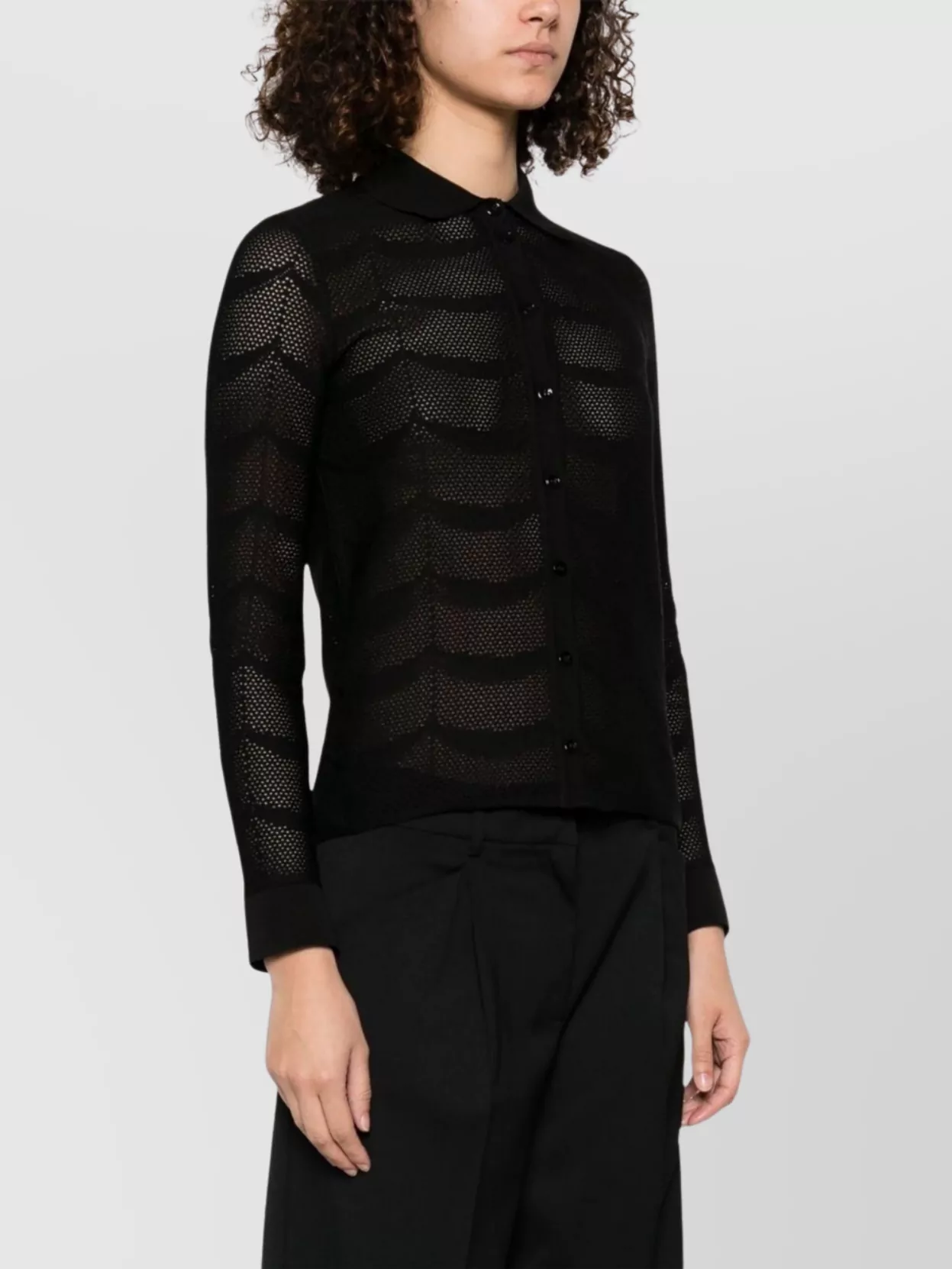 Tom Ford Silk And Cotton Shirt With Sheer Design