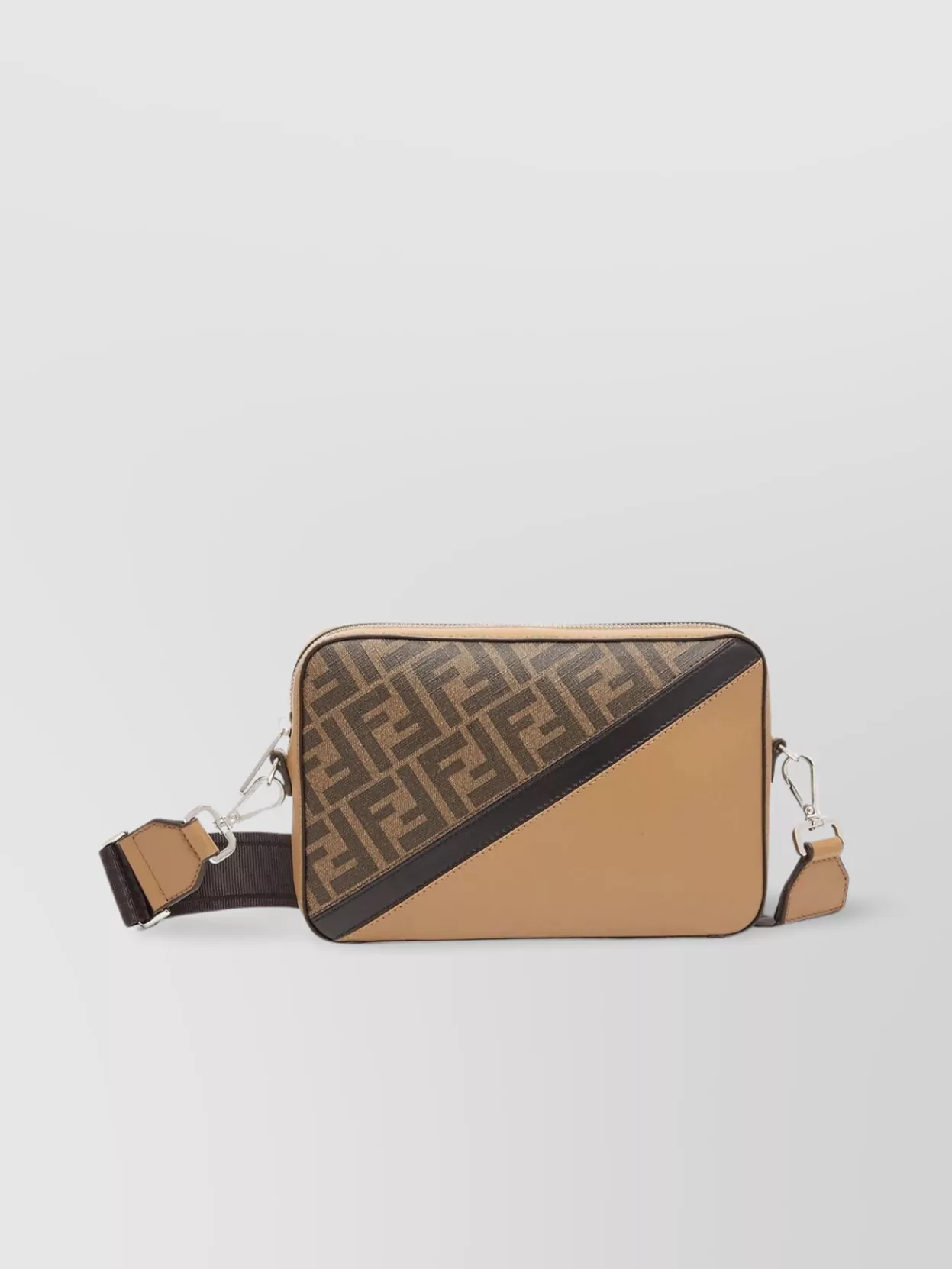 Shop Fendi Adjustable Strap Compact Cross-body Bag