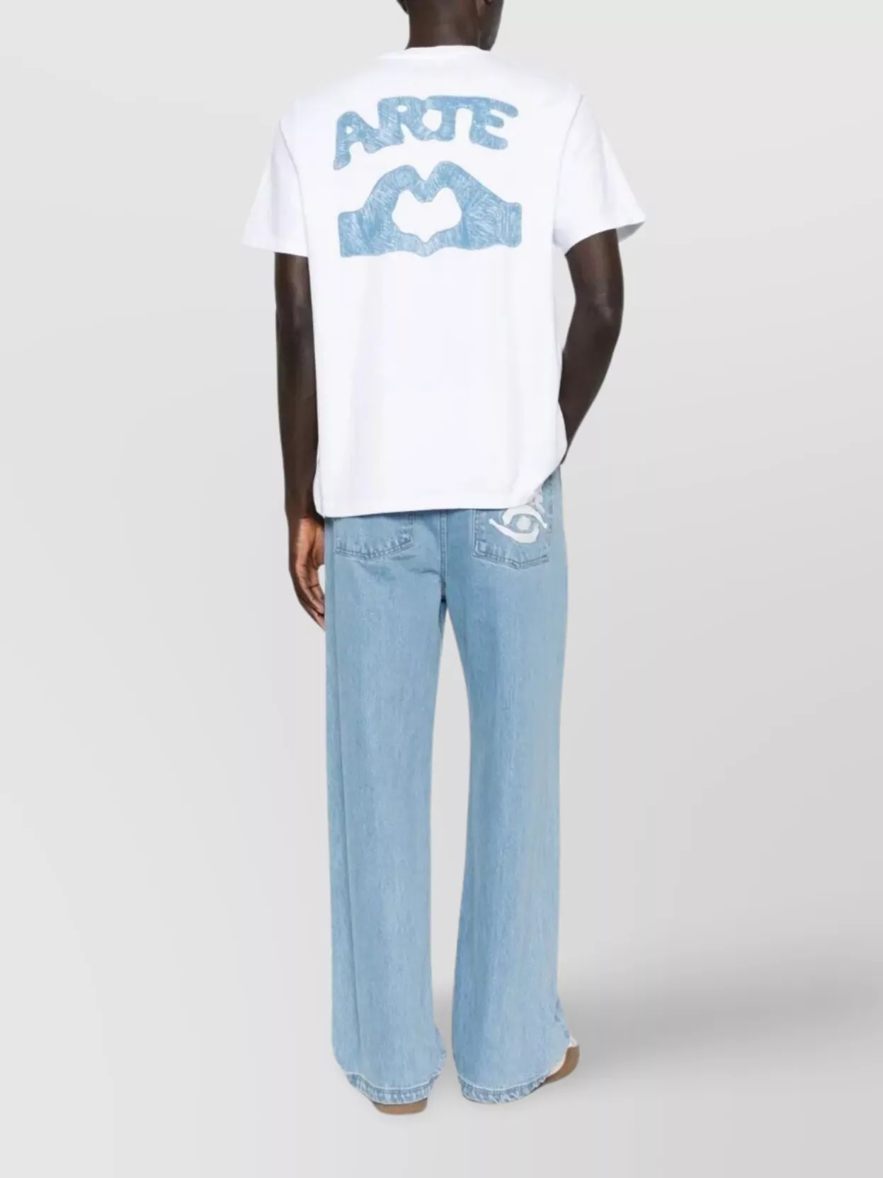 Arte Antwerp Graphic Back Print Crew Neck T-Shirt