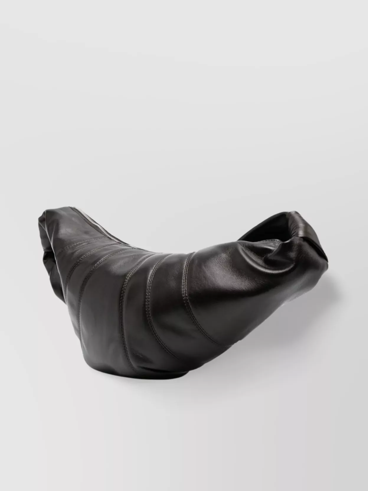 Lemaire Medium Curved Lambskin Shoulder Bag