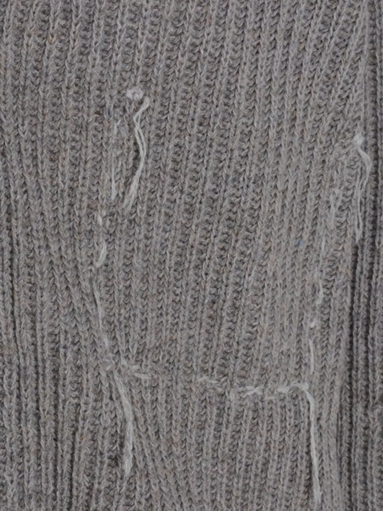 Maison Margiela Distressed Crewneck Sweater Front Pocket
