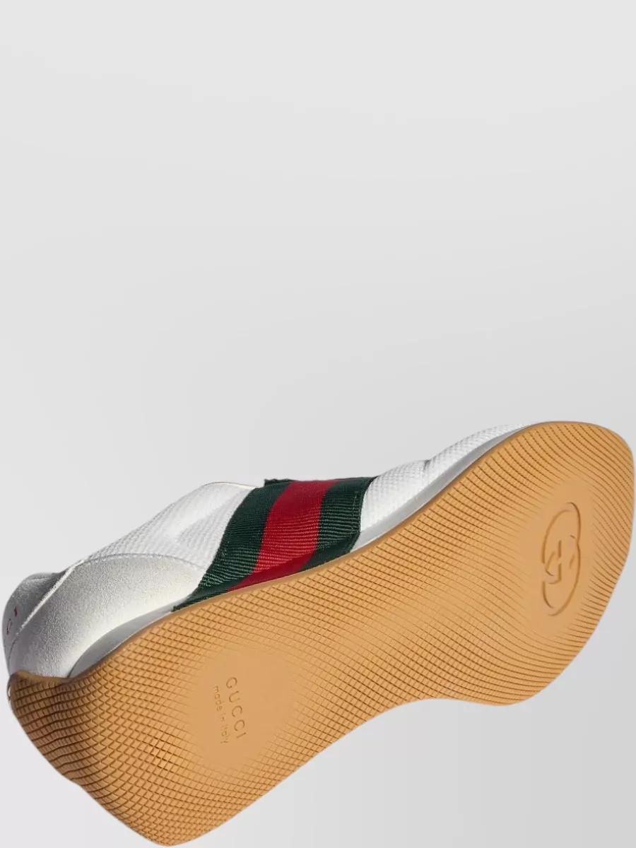 Gucci Leather Low-Top Sneakers