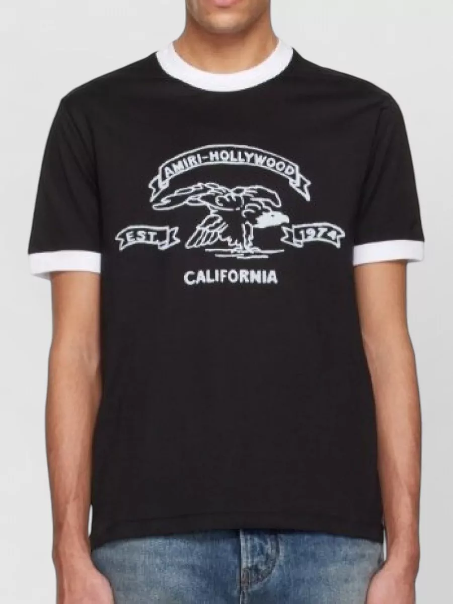 Amiri Eagle ringer t-shirt