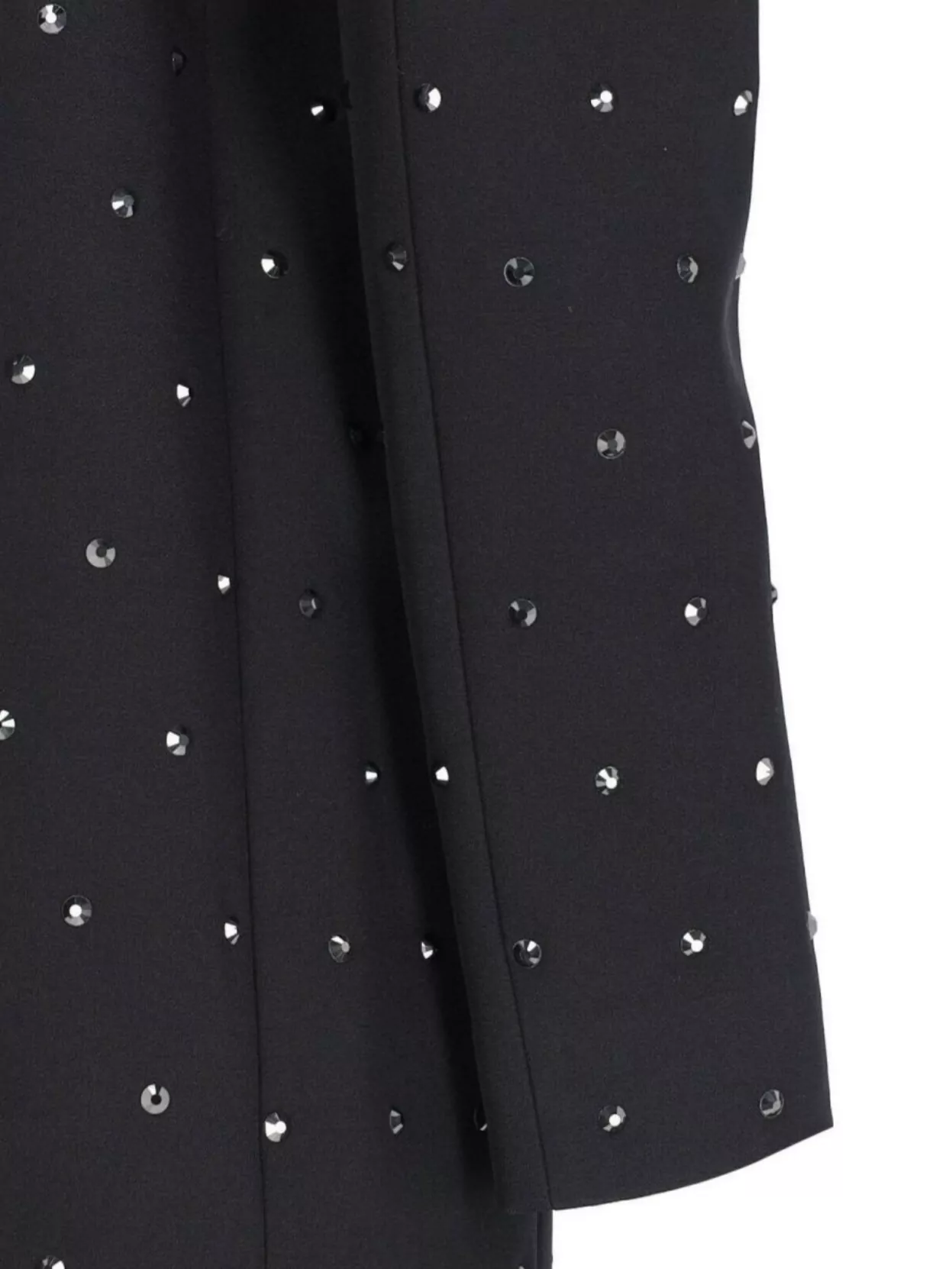 The Andamane Lapel Sleeve Embellished Flap Pocket Jacket