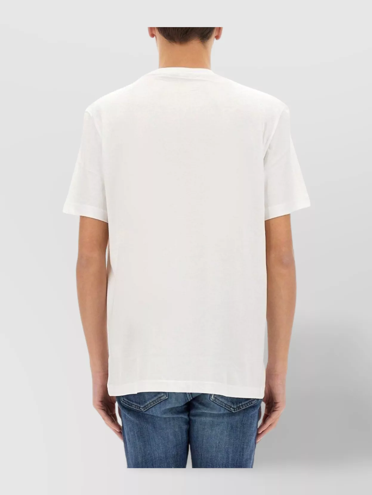 Lacoste Printed Cotton Crew Neck T-Shirt