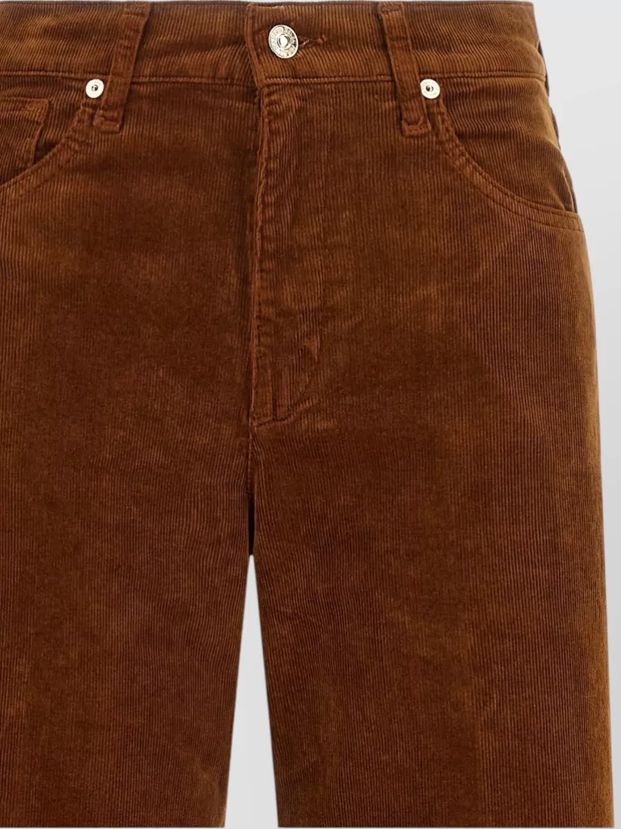 7 For All Mankind Corduroy Straight-Leg Pants