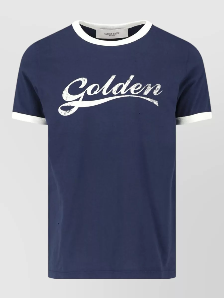 Golden Goose cotton slim-fit logo-print t-shirt