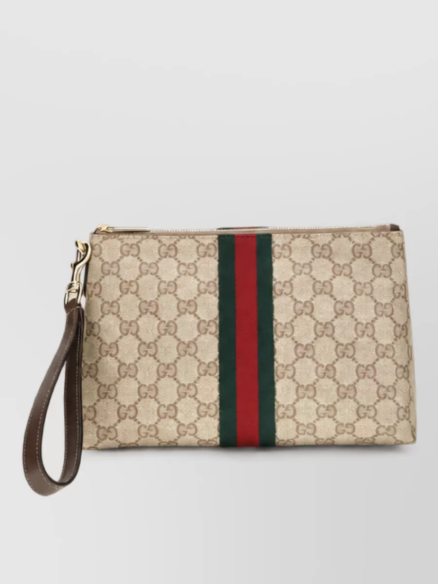 Gucci fabric clutch bag