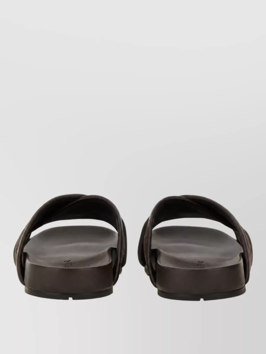 Bottega Veneta Leather Slides