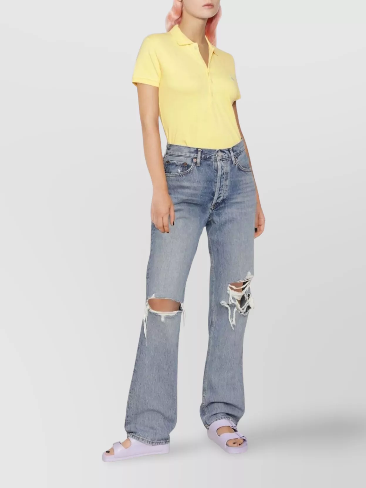 Ralph Lauren Julie Embroidered Logo Polo Shirt