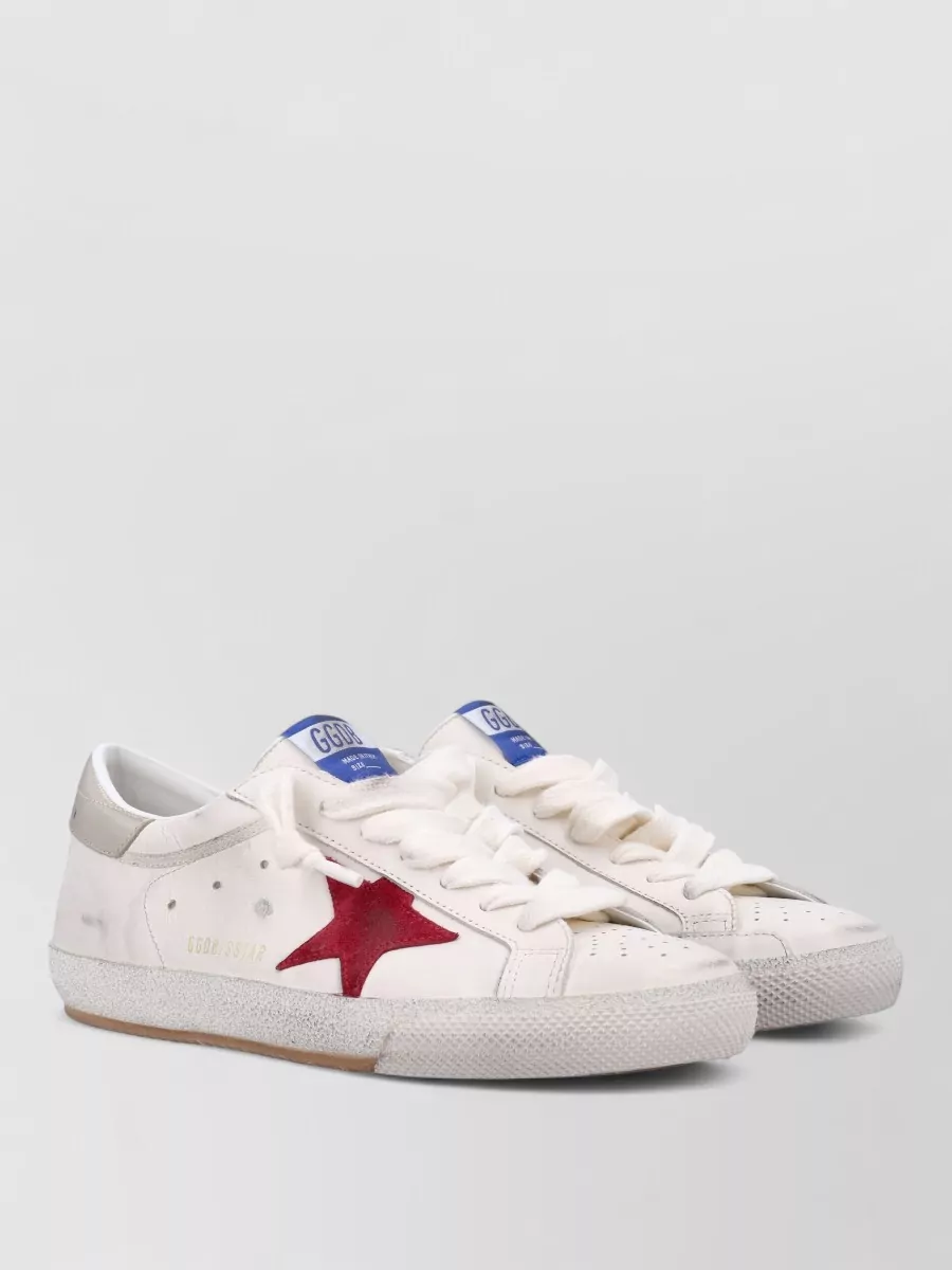 Golden Goose leather low-top sneakers