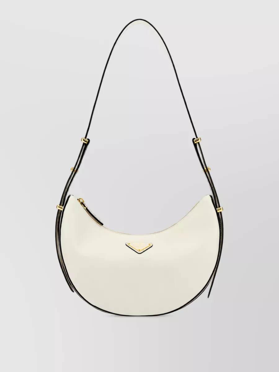 Prada na calf leather clutch bag