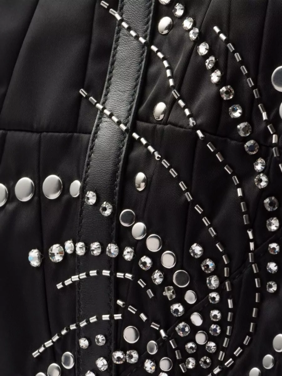 Prada Re-Edition Large Recycled Nylon Quilted Tote Bag