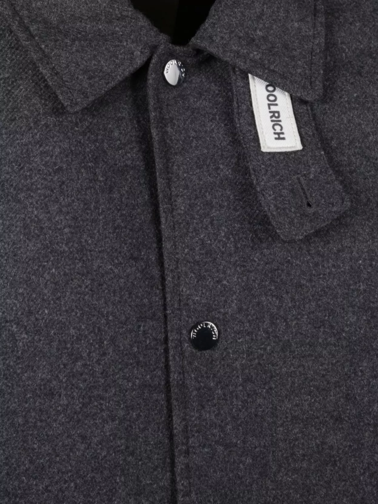 Woolrich Collared Long Sleeve Overshirt Jacket