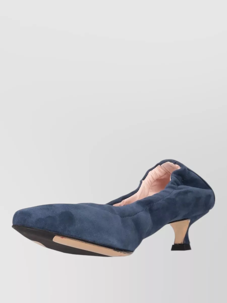 La Rose Suede Leather Pumps