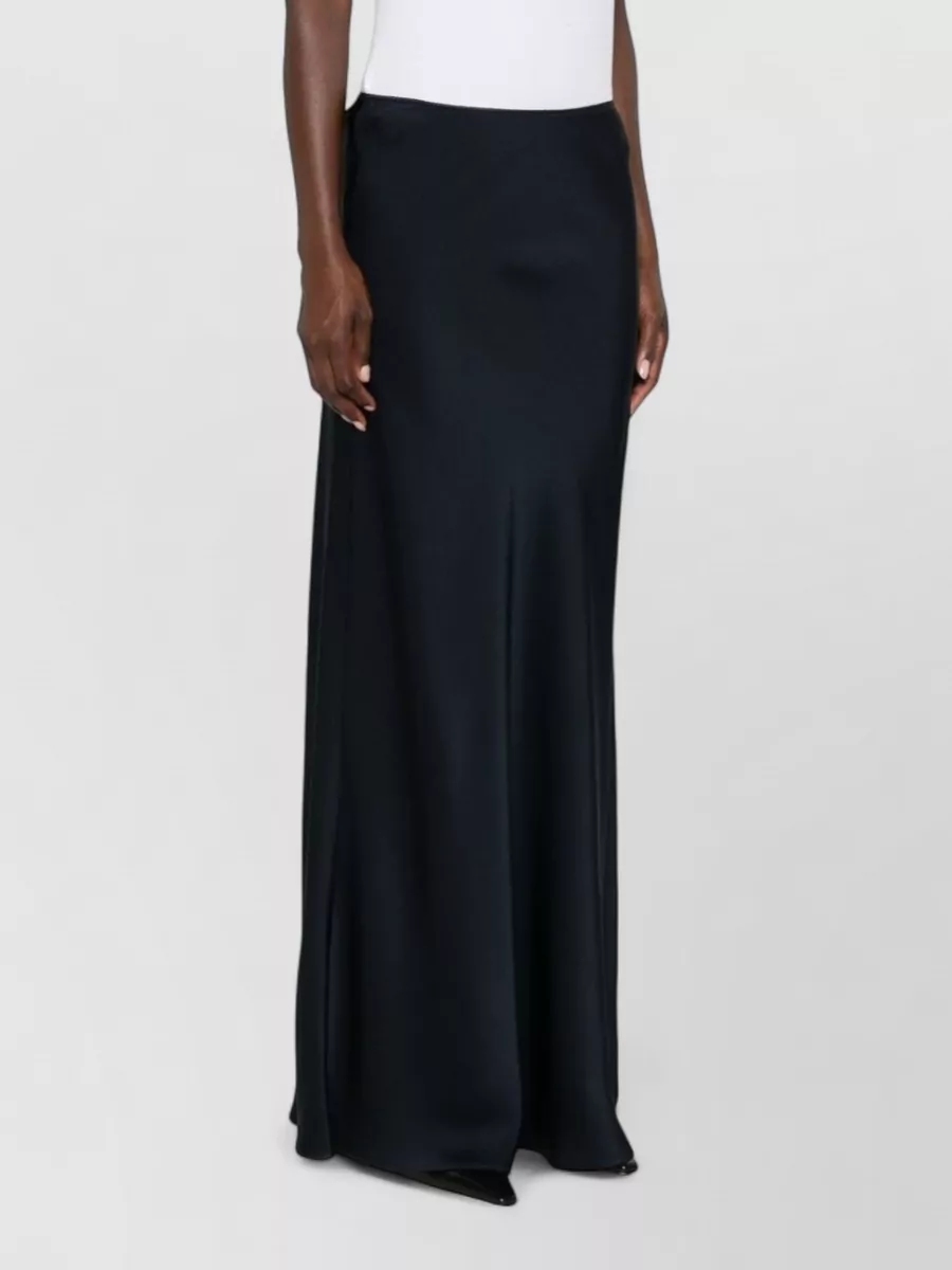Fabiana Filippi High-Waisted Satin Maxi A-Line Skirt