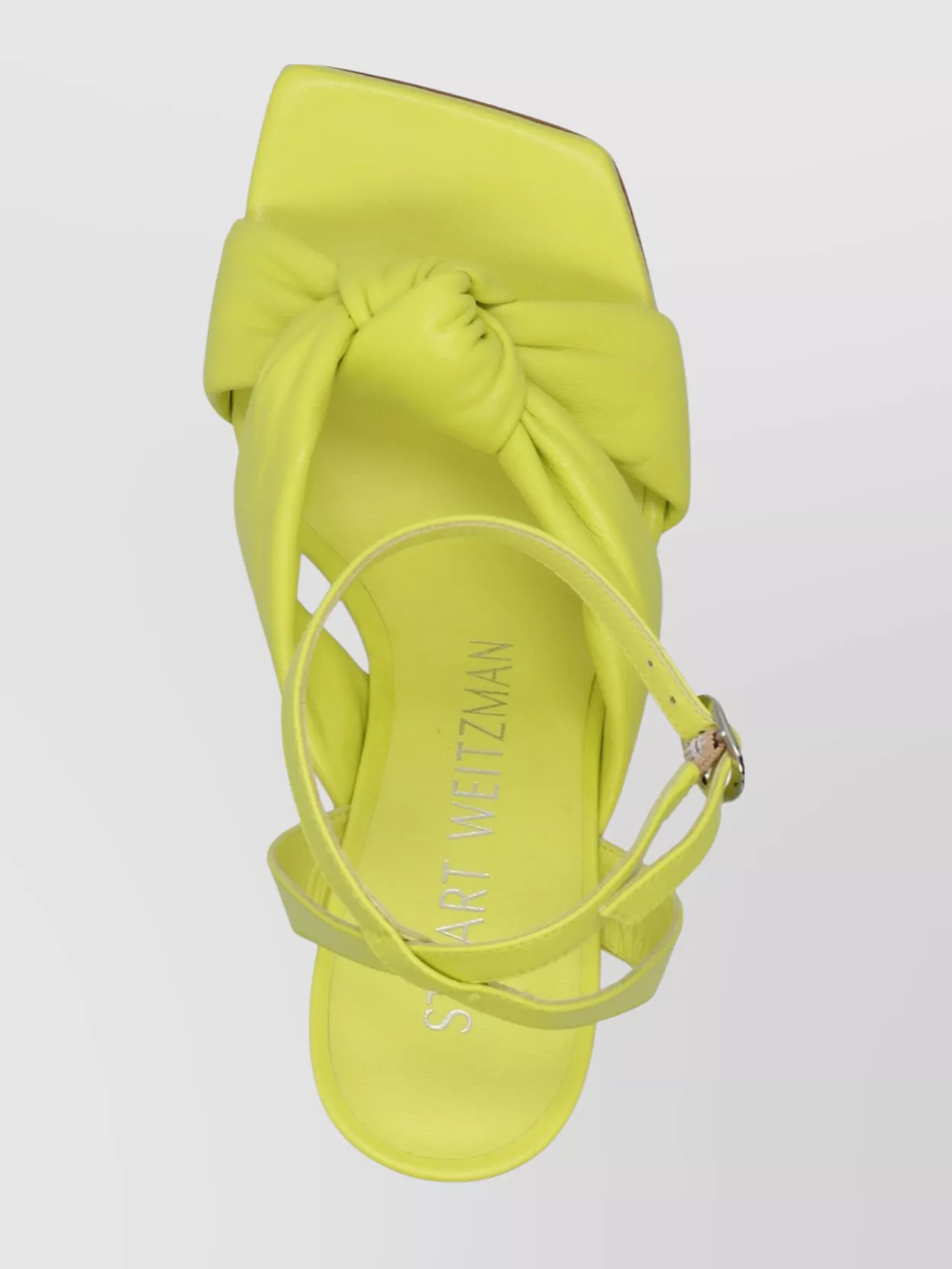 Stuart Weitzman 'Knotted Ankle Strap Leather Sandals'