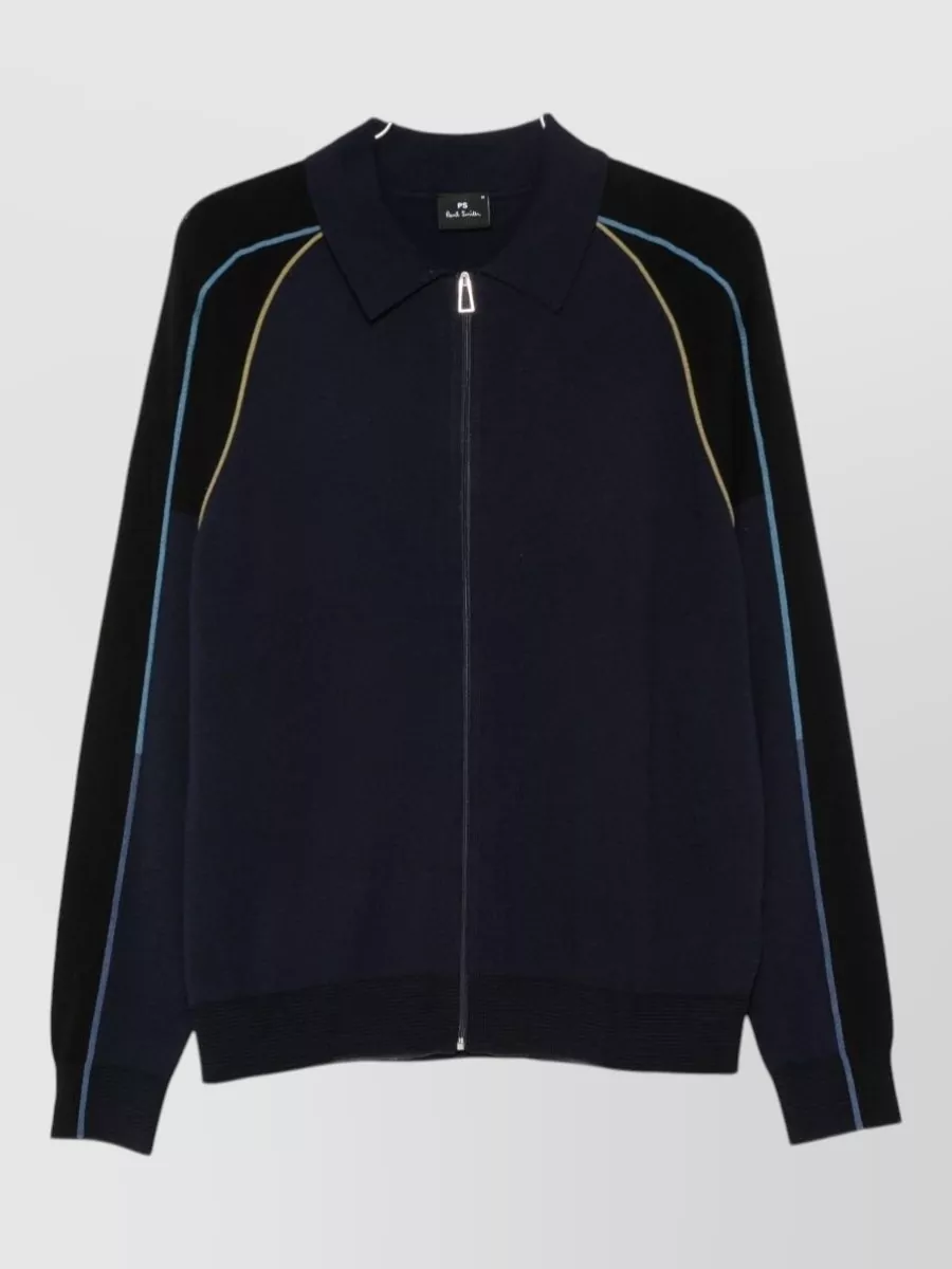 Paul Smith fine-knit zip-up cardigan