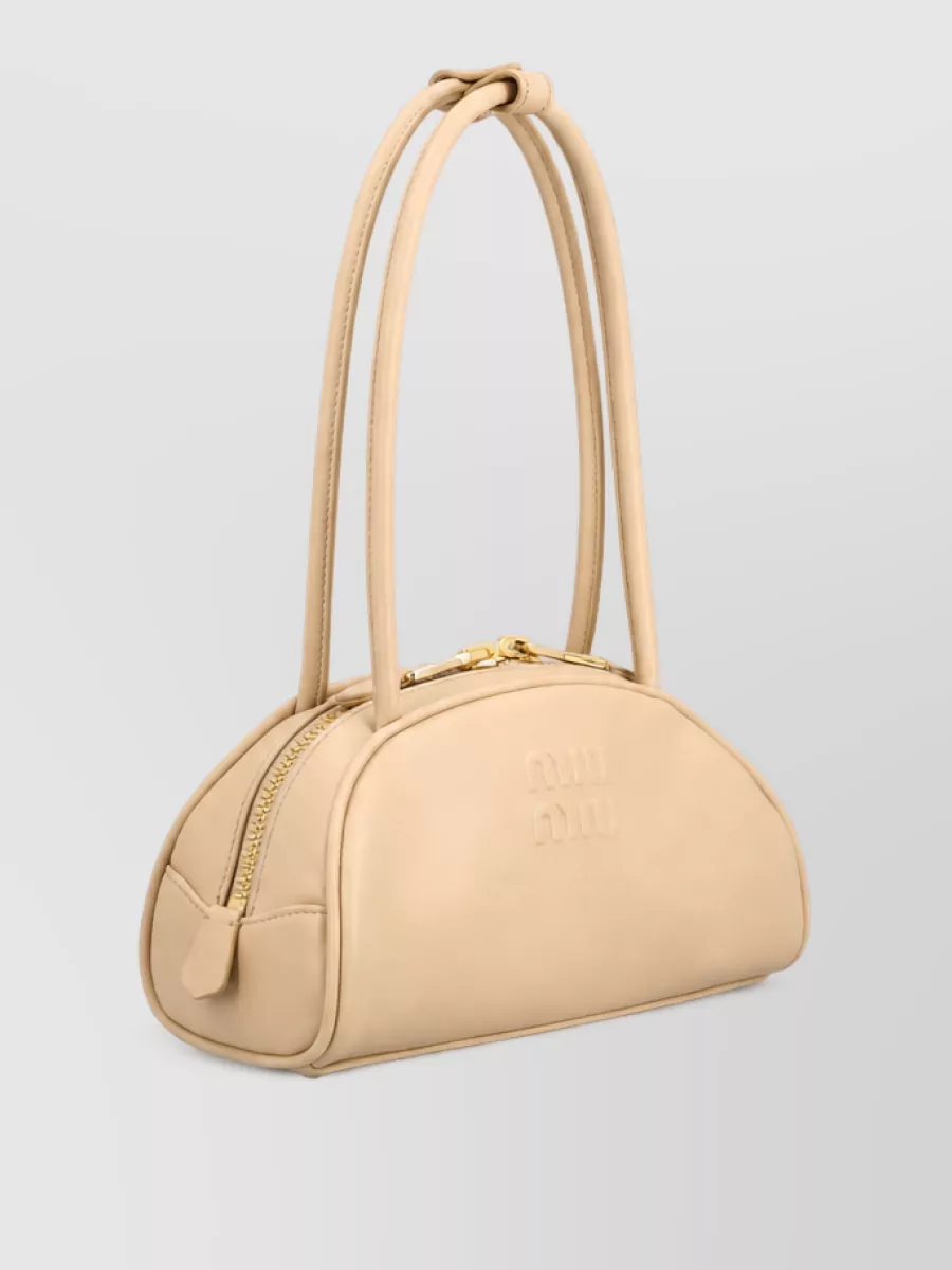 Miu Miu Beau Leather Clutch Bag