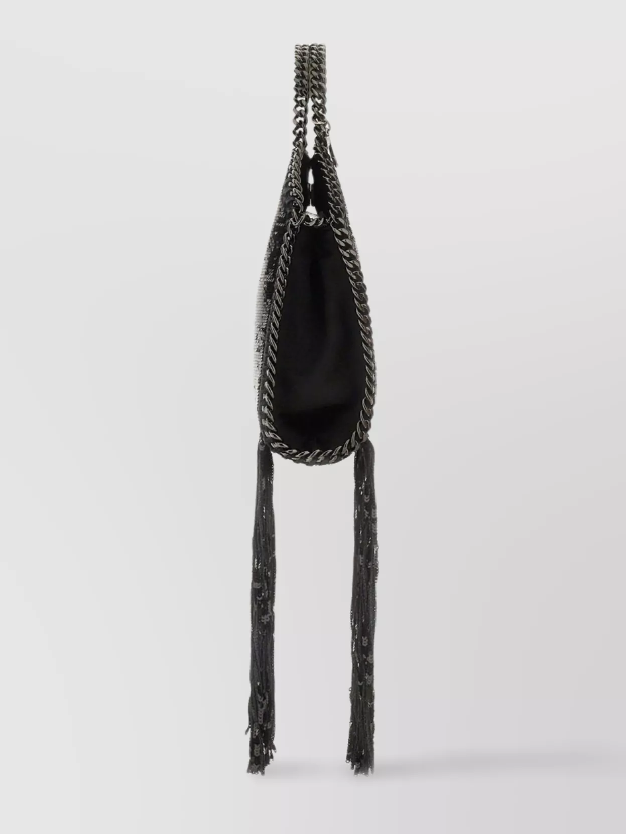 Stella Mccartney Fringe Sequin Chain Detachable Tote Bag