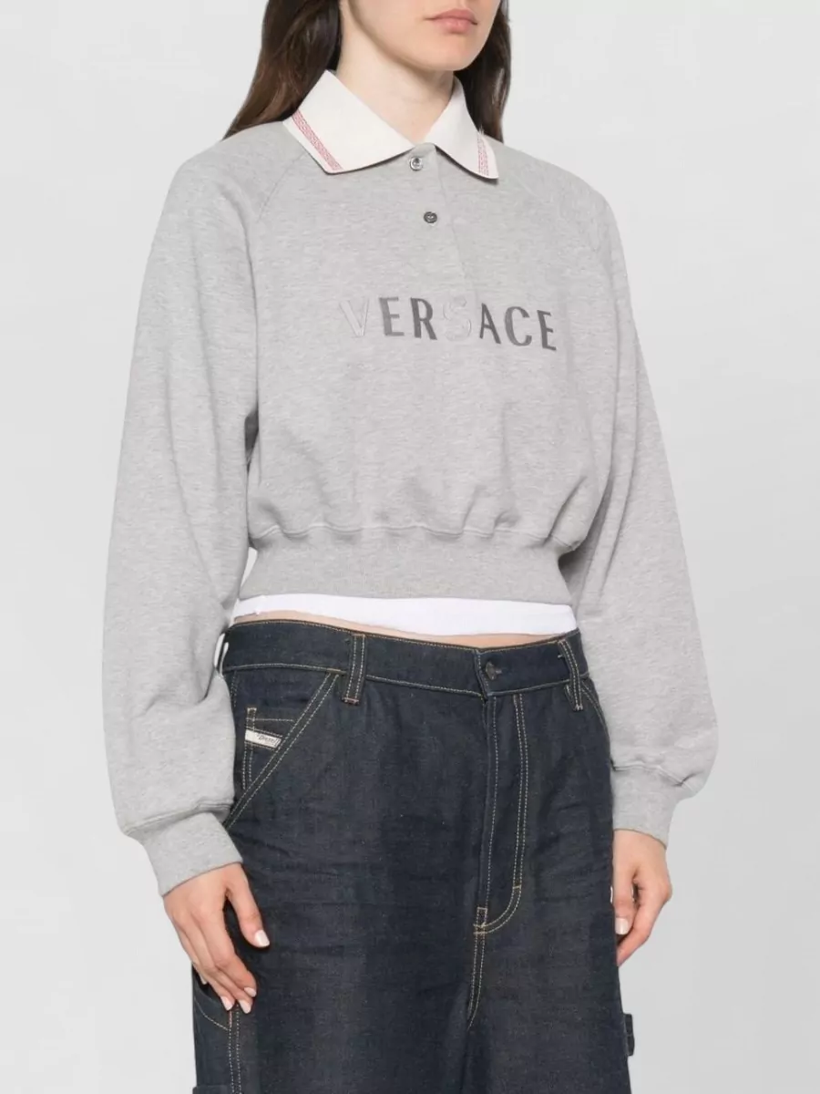 Versace Cotton Crewneck Sweatshirt