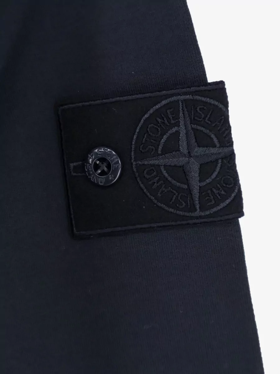 Stone Island Organic Cotton Crew Neck Long-Sleeve Sweatshirt