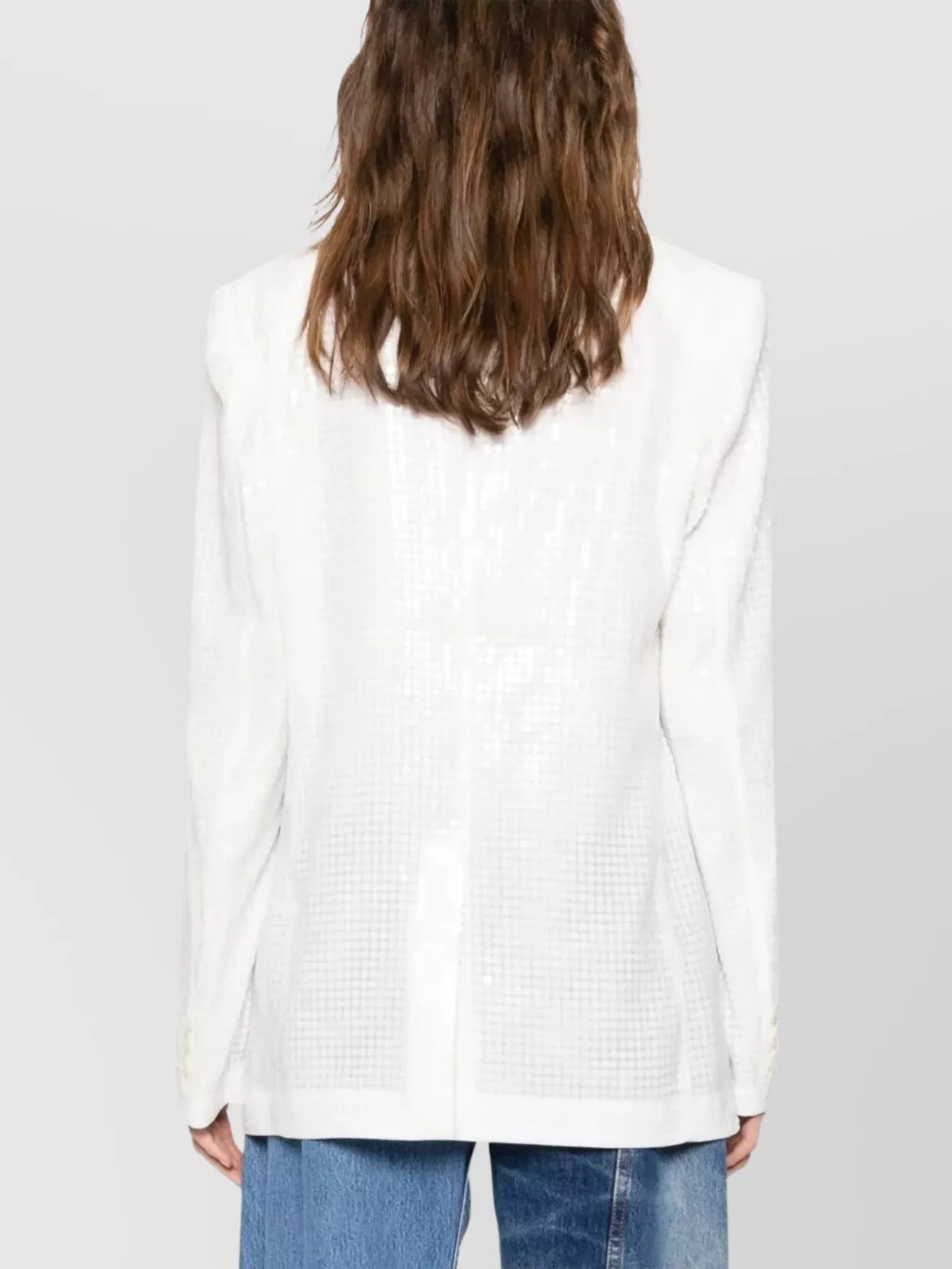 Junya Watanabe Woman's Sequin Embellished Single-Breasted Jacket