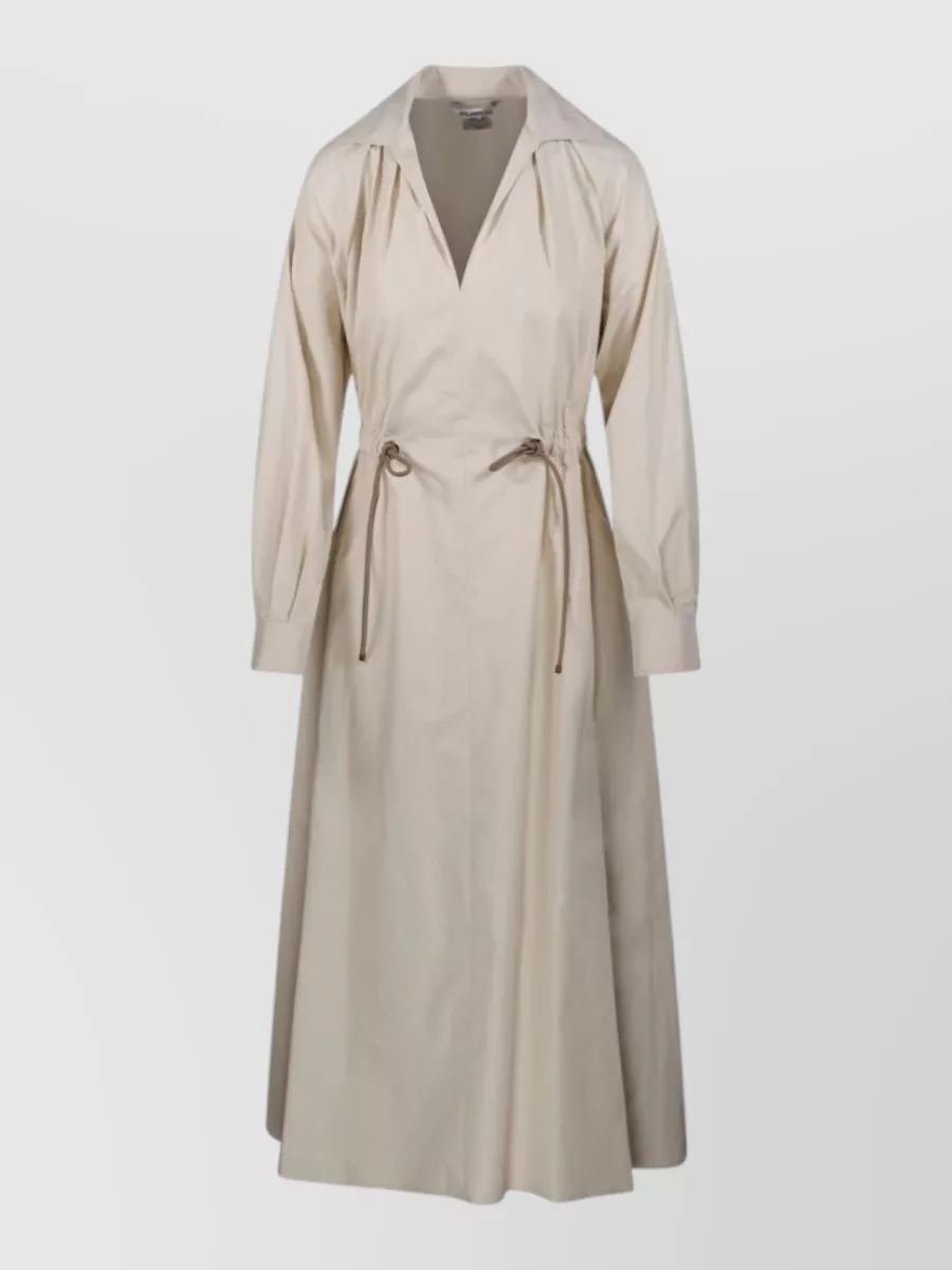 Max Mara Cotton Knee-Length Midi Dress