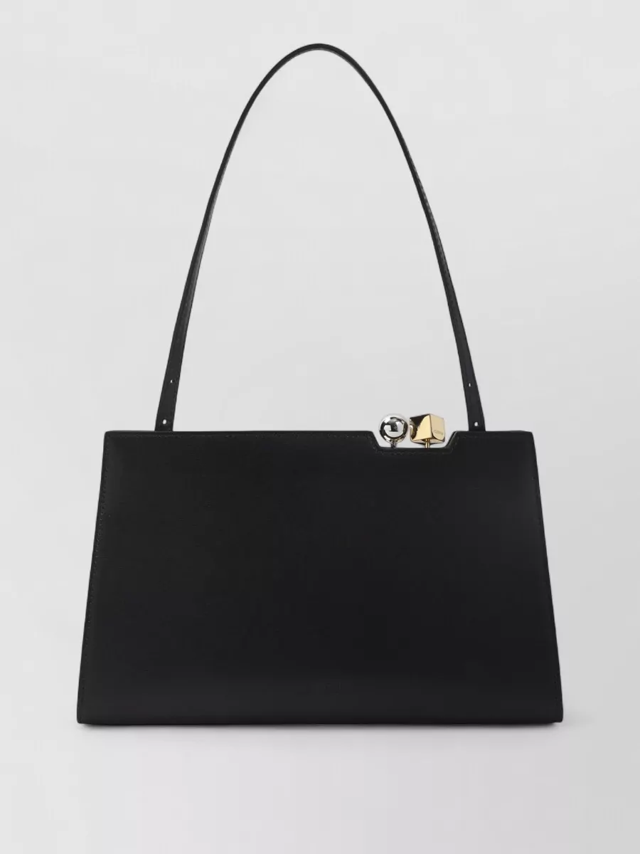 Jacquemus le salon leather shoulder bag