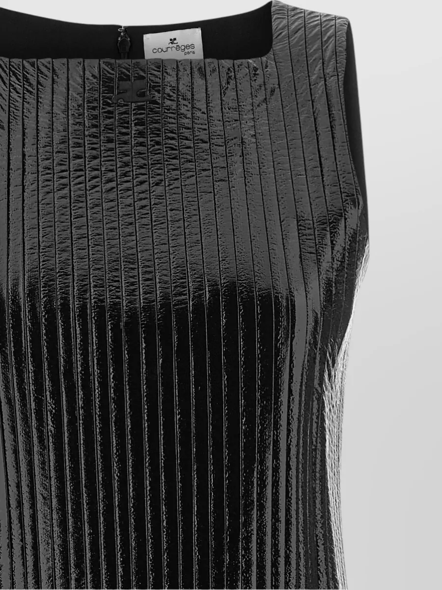 Courrèges Pleated Mini Dress