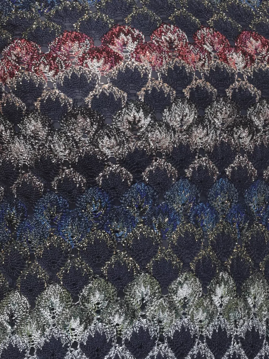Missoni Lurex Multicolor Knitted Mini Dress