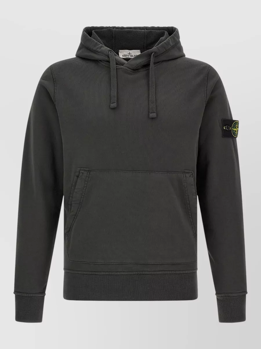 Stone Island cotton hooded jacket