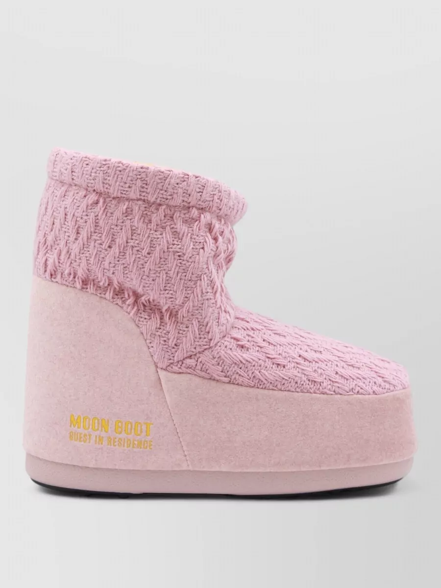 Moon Boot Knit Low Ankle Boots