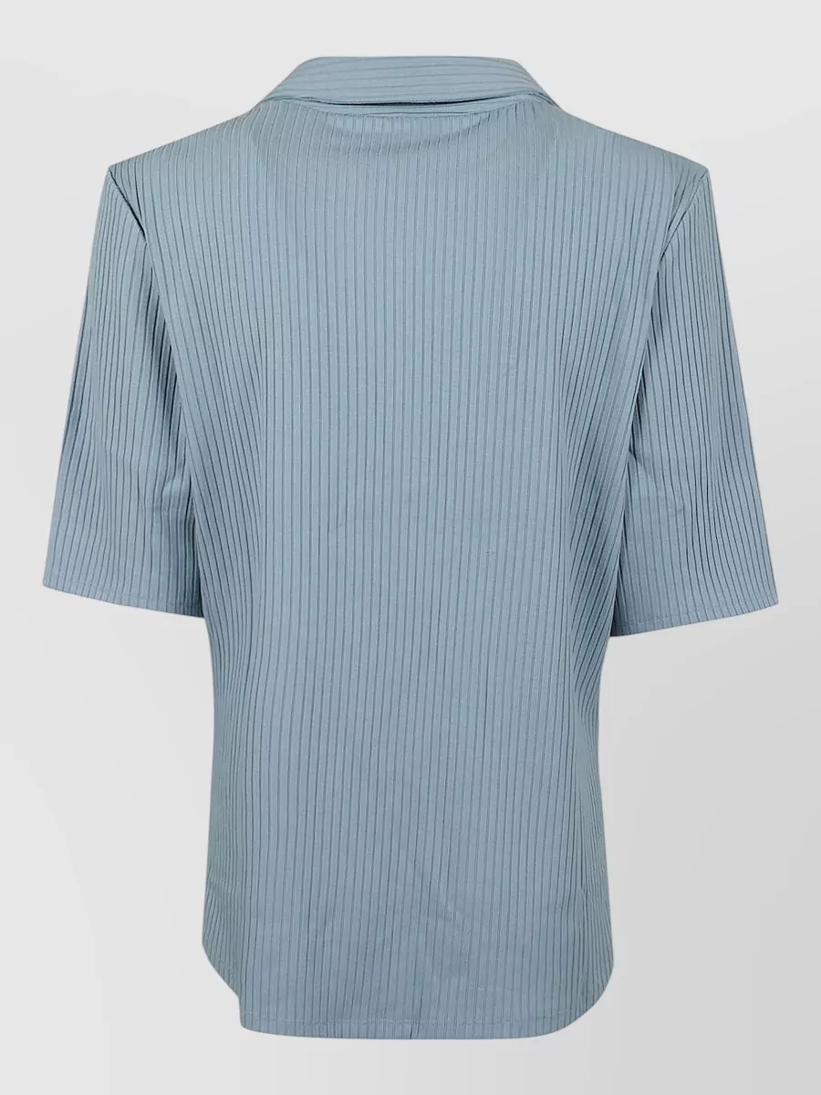 Lauren Ralph Lauren Ribbed V-Neck Short-Sleeve Polo Shirt