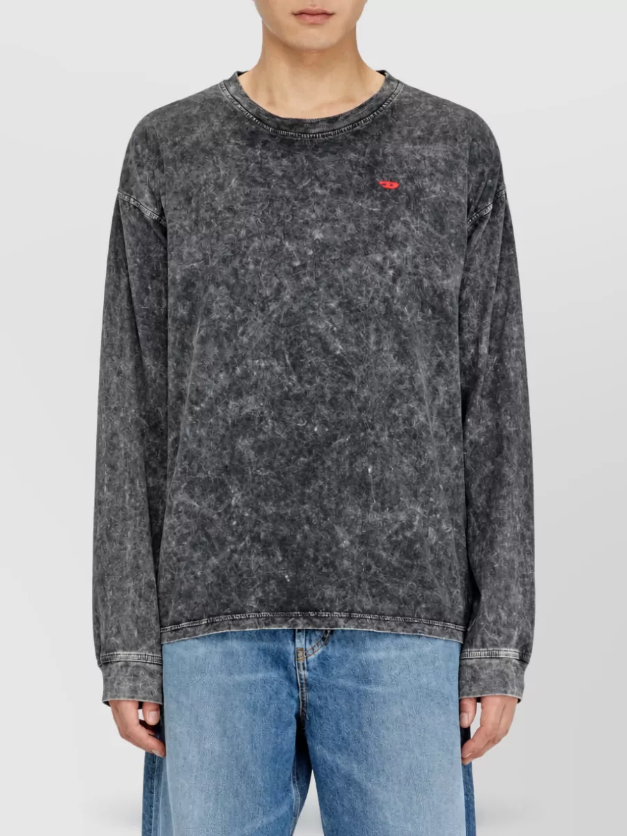 Diesel Cotton Relaxed-Fit Long-Sleeve T-Shirt