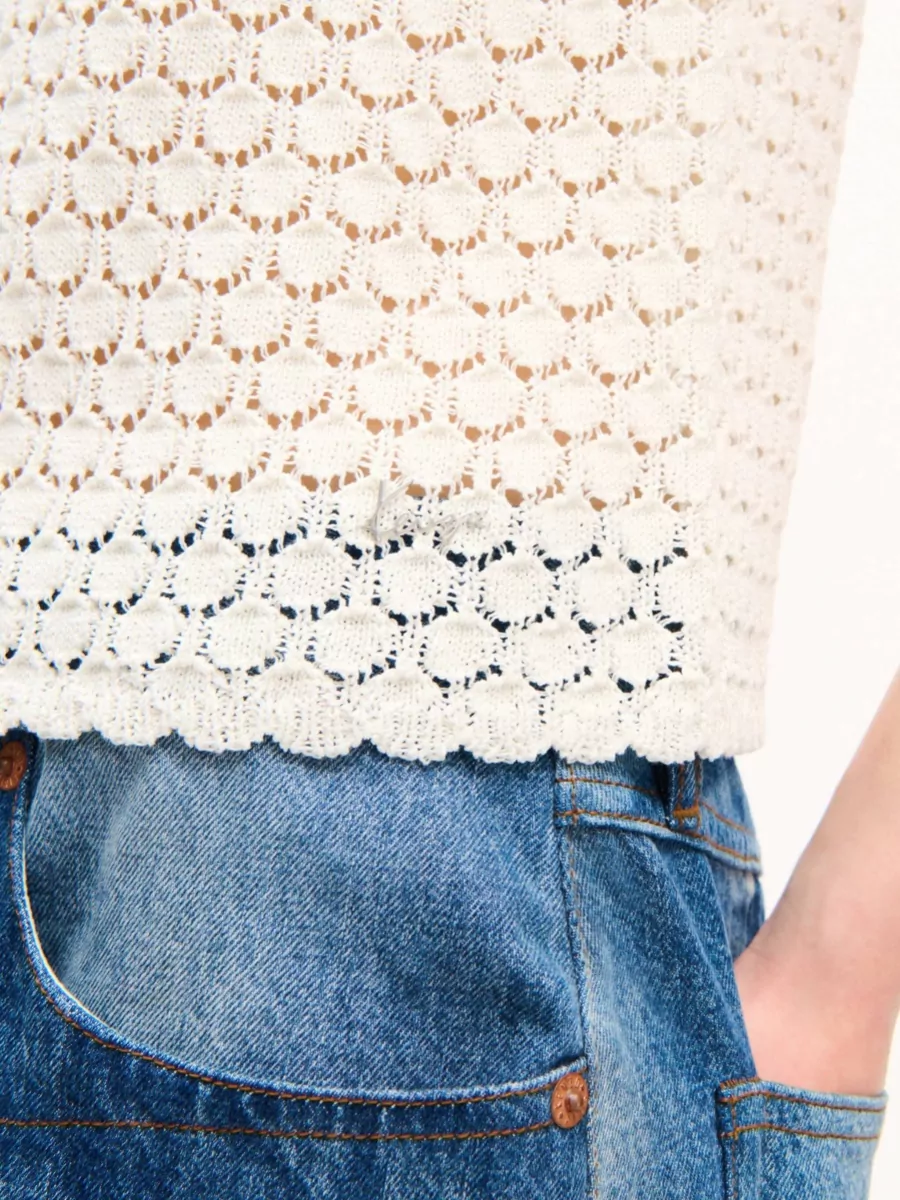 Kenzo Crochet Knitted Top
